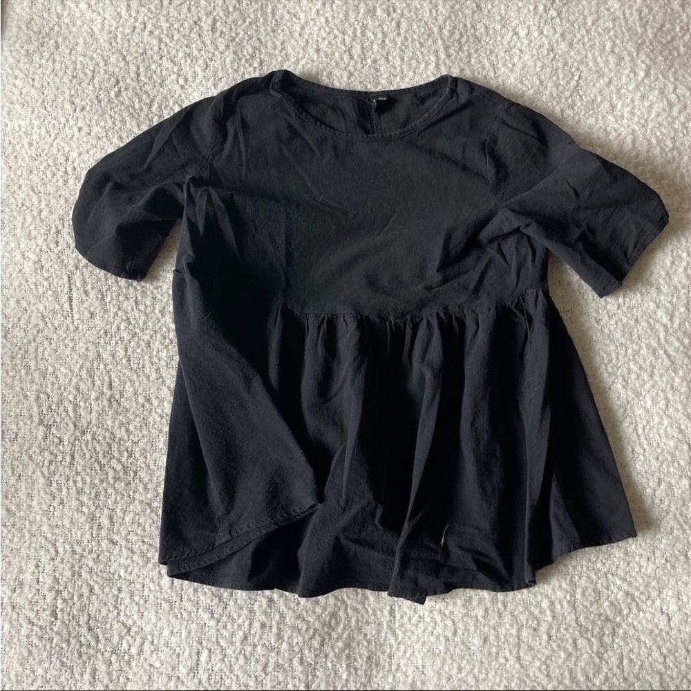 Emery rose large black blouse